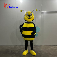 Costumes d'Animaux LED Mignons en Forme d'Abeille, Costumes de Mascotte LED, Vêtements de Rave, Carnaval, Cosplay, Événements de Parc à Thème, Unisexe, Transport Aérien 1 pièce
