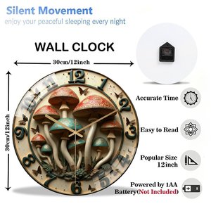 Orologio da Parete in Vetro 30x30cm per Programmatore con Sfondo a Codice Snippet - Product Image 2