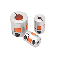 Couplage élastique en alliage d'aluminium pour moteur servo, vis à billes, machine CNC, tour, et joint étoile