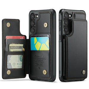 Etuis de téléphone en cuir pour <span class=keywords><strong>Samsung</strong></span> S25 S24 Ultra S23 S22 <span class=keywords><strong>S21</strong></span> Z Fold5 Z Fold4 pour IPhone Clamshell Design avec porte-carte - Product Image 1