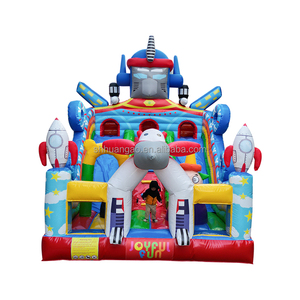 Château gonflable avec requin et poisson dans <span class=keywords><strong>la</strong></span> mer <span class=keywords><strong>Maison</strong></span> de château gonflable - Product Image 4
