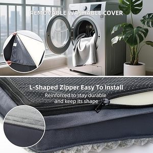 <strong>Dog</strong> <strong>Bed</strong> Large Sized <strong>Dogs</strong> Flannel Pet <strong>Beds</strong> with Removable Washable Cover <strong>Big</strong> <strong>Dog</strong> <strong>Bed</strong> with Anti-Slip Bottom - Product Image 5