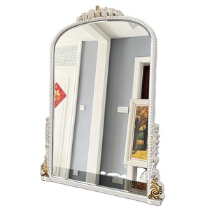 <span class=keywords><strong>Espejo</strong></span> <span class=keywords><strong>de</strong></span> Pared <span class=keywords><strong>de</strong></span> Lujo <span class=keywords><strong>de</strong></span> Fácil Instalación, <span class=keywords><strong>Marco</strong></span> <span class=keywords><strong>de</strong></span> PU Tallado en Imitación Oro, <span class=keywords><strong>Espejo</strong></span> Decorativo Ligero para Sala <span class=keywords><strong>de</strong></span> Estar y Proyectos Hoteleros - Product Image 1