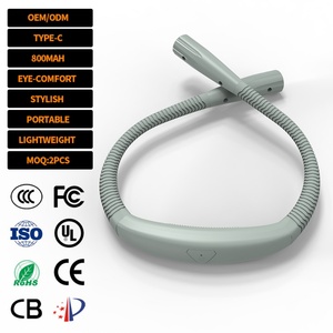 EGH Flexible Rechargeable Hands-free Gooseneck Adjustable Neck Lamp LED Neck <b>Wrap</b> Reading Book Light - Product Image 3