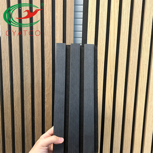 Akupanel Modern Decorative Studio <strong>Diffuser</strong> Wood Slat Sound Proofing Wooden Acoustic Panels for Hall 3D <strong>Model</strong> Design Capable - Product Image 1