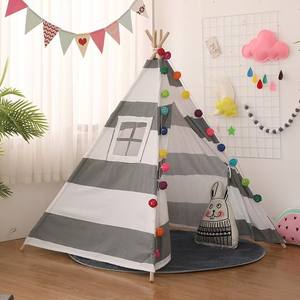 Vente en gros, cabane pop-up de luxe <span class=keywords><strong>King</strong></span> Size pour enfants, <span class=keywords><strong>tente</strong></span> tipi, maison <span class=keywords><strong>jouet</strong></span> gonflable en polyester - Product Image 6