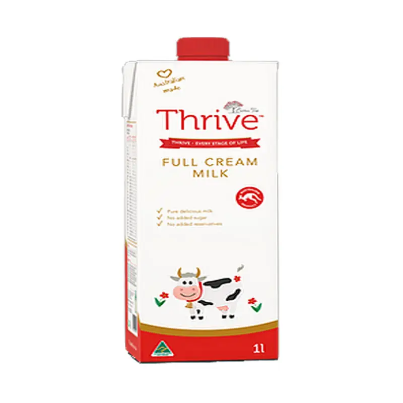 UHT الأسترالية الحليب القطن شجرة تزدهر الحليب هو مزيج من العناصر الغذائية الأساسية لذيذ ودسم Australian صنع مشروب حليب