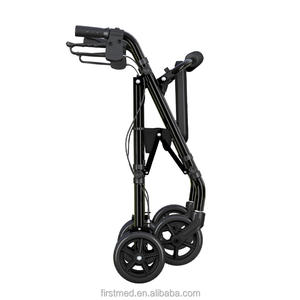 Andador con Asiento y Cesta de Compras para Personas Mayores - Ayuda de Movilidad Ligera de Acero al Carbono de Alta Resistencia - Product Image 4