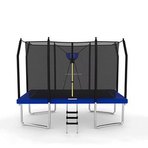 <span class=keywords><strong>Trampoline</strong></span> rond de jardin extérieur rectangulaire Zoshine 8x12 pieds, <span class=keywords><strong>pas</strong></span> <span class=keywords><strong>cher</strong></span>, personnalisé, en gros, avec filet de sécurité - Product Image 4