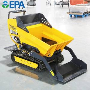 Meilleures ventes 500kg Mini Dumper Vente en gros Camion de véhicule de transport hydraulique sur chenilles Dumper - Product Image 3