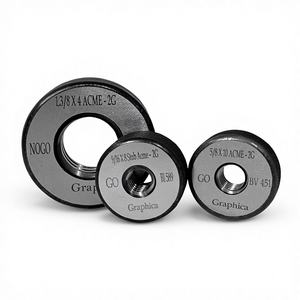 Jeu de jauges à anneaux à filetage ACME externe, haute précision, outil de mesure Go No Go pour usage industriel et de production - Product Image 1