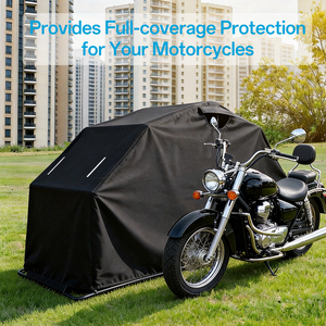 Housse de moto Aoshuna anti-neige pour <span class=keywords><strong>APRILIA</strong></span> ARCH, cadre métallique, personnalisable, pliable, protection extérieure moderne, Oxford 600D - Product Image 2