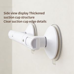 Barre d'appui à ventouse blanche, capacité de charge 5 kg, pour la sécurité dans la salle de bain et les toilettes - Product Image 3