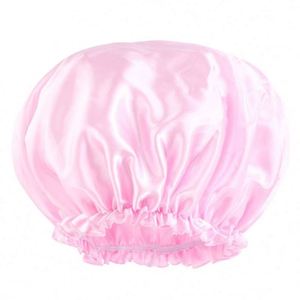 Bonnet de Douche Femme en Satin Imperméable Élastique Réutilisable Extra Large pour la Plage et l'Extérieur – Design Tendance - Product Image 3