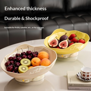 Bol à fruits avec pieds en plastique de qualité alimentaire, plateau à collation créatif et décoratif <span class=keywords><strong>pour</strong></span> la cuisine, la maison et les fêtes - Product Image 3
