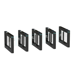 Petite porte pivotante pour piétons-Reconnaissance faciale intégrée et lecteur de carte RFID pour un accès sécurisé au bureau - Product Image 1