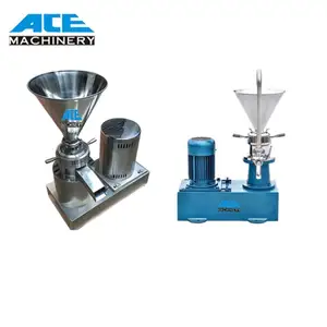 Colloid Mill Peanut Groundnuts Nuts Butter Making Machine Tahini Colloid Grinder On Sale