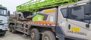 2021 pabrik Cina digunakan Pump truk derek 50Ton mesin angkat ponsel teleskopik Boom hidrolik truk derek pompa - Product Image 4