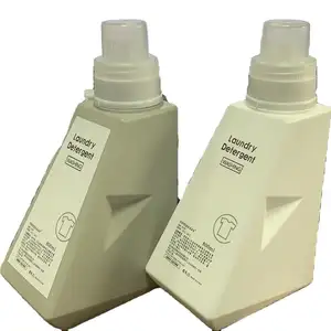 800ml nuevo oem odm personalizado Venta caliente de alta calidad blanco gris vacío de plástico de detergente botella