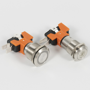 Interrupteur à bouton-poussoir métallique étanche IP65 de 12 mm, 16 mm, 19 mm, 22 mm, 25 mm pour commande industrielle - Product Image 5