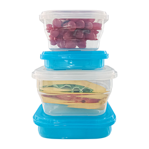 Fiambrera de silicona irrompible para niños y adultos-Contenedor de caja Bento a prueba de fugas dividido Contenedores de silicona para aperitivos con tapas - Product Image 1