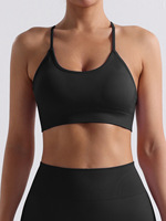 Soutien-gorge de sport sans couture respirant haute résistance antichoc pour femme, bretelles croisées, idéal pour la course à pied - Meilleures ventes