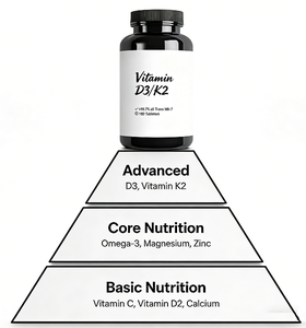 Cápsulas Vegetarianas de Vitamina K2 D3, Extracto Herbal, Sin Azúcar, Apoyo Energético, Inmunidad, Multivitamínico para Adultos, 60 Cápsulas - Product Image 2