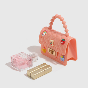 Bolsa de mão com corrente de pérola fashion com desenho fofo para crianças, mini bolsa crossbody para moedas, bolsa para meninas e crianças - Product Image 4