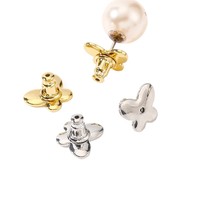 Attaches de boucles d'oreilles plaquées or 18 carats, remplacements sécurisés pour boucles d'oreilles lourdes et tombantes, adaptées aux peaux sensibles et hypoallergéniques