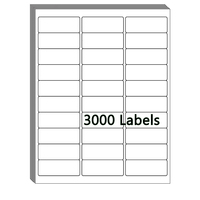 Venta al por mayor 44UP A4 FBA Etiqueta adhesiva de código de barras | Hojas de papel adhesivo de vinilo de película transparente mate para impresoras láser y de inyección de tinta