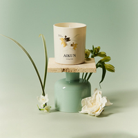 Diffuseur de parfum en céramique AIKUN Blossom avec bougie assortie, coffret cadeau pour la décoration de la chambre, de l'hôtel et du spa