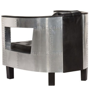 Fauteuil élégant avec structure en bois robuste, assise rembourrée confortable, design élégant, parfait pour le salon, la chambre à coucher - Product Image 2