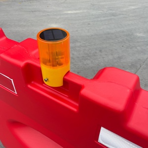 Nuevas Luces de Advertencia LED Solares para Barricadas, Material PC, Luces Intermitentes de Seguridad para Obras Viales y Obstáculos de Tráfico - Product Image 3