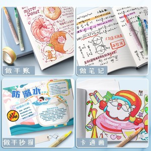 Deli Highlighter Pen 6 Colors Fluorescent Marking For Students Note Taking - Product Image 4