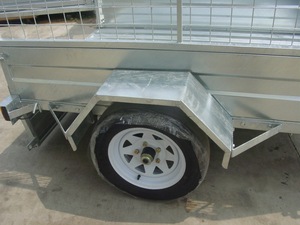 Rimorchio in acciaio zincato 6x4 pollici con gabbia modello CT0080X - Product Image 4