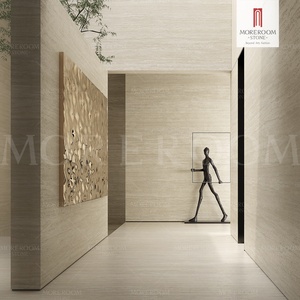 Piastrelle in Porcellana Lucida Effetto Travertino Romano per Pavimenti e Pareti, Simile al Marmo, Design Moderno per Interni - Product Image 5