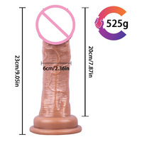 Consolador sin huevos de PVC, pene pequeño, mediano y grande, consolador para parejas, Juguetes sexuales, pene realista, productos para adultos