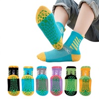 Nouvelle Arrivée Chaussettes Antidérapantes Montantes Parent-Enfant pour Bébé, Tout-Petit, Enfant Plus Âgé et Adulte - Chaussettes de Sol Épaisseur Standard Vente en Gros