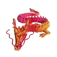 Figurine de dragon en verre imprimée en 3D, jouet œuf de dragon simulé, cadeau dragon, modèle de dragon chinois, jouet de stand populaire, thème animal, 150 cm