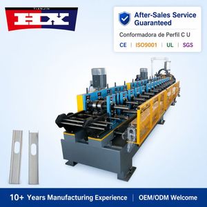 Equipo perfilador automático de <span class=keywords><strong>perfiles</strong></span> C y U de acero galvanizado, solución personalizada, fabricante con 30 años de experiencia, servicio posventa. - Product Image 2
