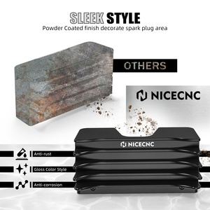 NICecnc CNC Vây Bugi Đầu Bu Lông Bìa Cho <span class=keywords><strong>Harley</strong></span> Sportster 1200 Roadster XL1200R Nightster XL1200N Thấp XL1200L - Product Image 3