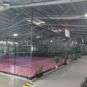 Pistas de Pádel Interiores Profesionales Directamente de Fábrica con Césped Artificial, Pista de Pádel Panorámica al Aire Libre para Gimnasio - Product Image 3