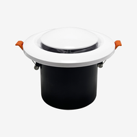 Clip de fixation circulaire ABS pour sortie d'air, grille d'aération épaissie pour système d'air frais, grille d'aération d'admission et de retour pour échange d'air de ventilation
