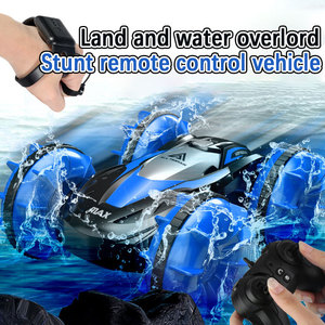 Véhicule tout-terrain à quatre roues motrices voiture RC <span class=keywords><strong>transformable</strong></span> amphibie Double face conduite lumière roulante voiture cascadeuse jouets pour enfants - Product Image 5