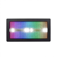 QSE Lighting 400W LED Super Strobe Light avec éclairage de fond RGBW DMX512, lumière d'effet de scène pour concert, boîte de nuit, CRI élevé 80