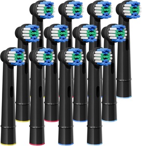 Têtes de rechange compatibles pour brosse à dents électrique, têtes de brosse de nettoyage avancées avec poils doux, accessoires d'hygiène buccale - Product Image 2