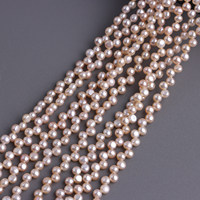 Perles de culture d'eau douce naturelles AAA de 4-5 mm (blanc/rose/violet) - Perles bouton percées sur le dessus, forme ronde et lustre intense, pour boucles d'oreilles clous