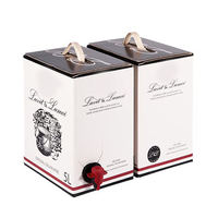 Emballage liquide personnalisé en boîte plastique 3L-20L |   Bouchon/Robinet BIB en ABS 100% Recyclé, Recyclable, Logo Personnalisé, Vin, Jus, Eau, Huile