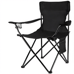 Chaises de <span class=keywords><strong>camping</strong></span> pliables légères HANTU en tissu Oxford avec cadre en fer moderne - Meubles d'extérieur portables pour la plage, la randonnée et le jardin - Product Image 1