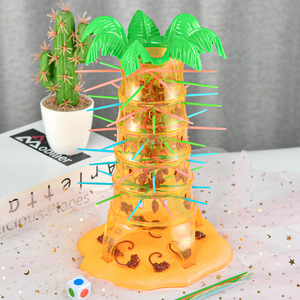 Jeu de bureau interactif Somersault Monkey Tree Climbing Toy Puzzle éducatif pour les batailles multijoueurs de bébé - Product Image 3
